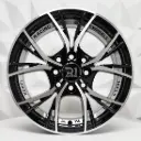 RIN 14X5.5 4-100/114.3 R1 SPORT RGW8826 MACHINE BLACK+UNDERCUT ET38 CB73.1 
