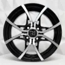 RIN 14X5.5 4-98 R1 SPORT QC1109 BLACK MACHINE FACE ET35 CB73.1