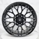 RIN 18X9 6-139.7 R1 SPORT 634 BLACK+MILLING ET15 CB110
