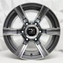 RIN 14X7 6-139.7 R1 SPORT 4968 MACHINE GUNMETAL ET0 CB108