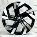 RIN 19X8 5-112 R1 SPORT FBX230 BLACK MACHINE FACE ET34 CB57.1