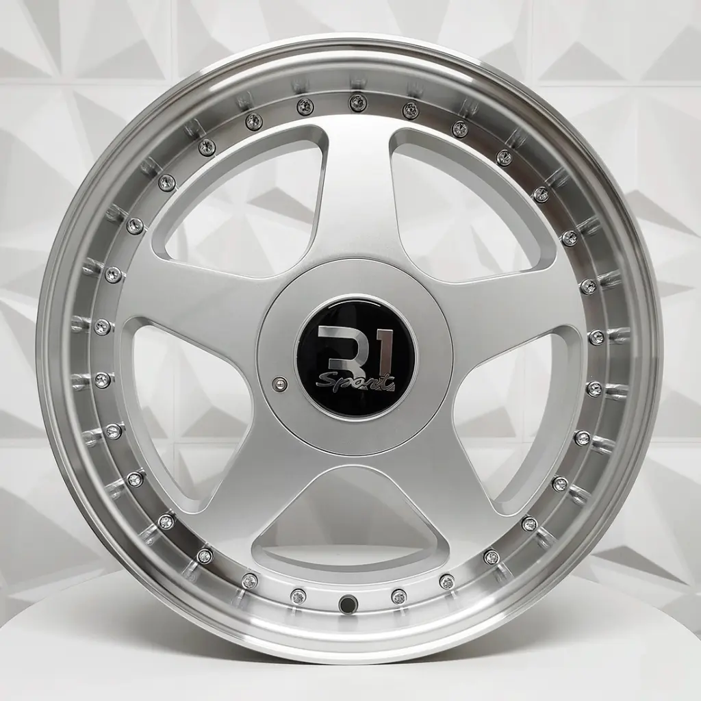 RIN 17X7.5 4-100/114.3 R1 SPORT XJ126 SILVER MACHINE LIP ET35 CB73.1