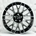 RIN 19X9.5 5-112 R1 SPORT XF013 MACHINE BLACK ET45 CB66.45