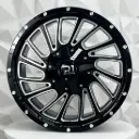 RIN 20X12 6-135/139.7 R1 SPORT 881 GLOSS BLACK MILLED ET-51 CB108
