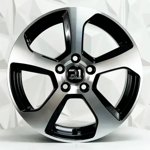 [150537] RIN 15X6 5-100 5913 BLACK MACHINE FACE ET38 CB73.1